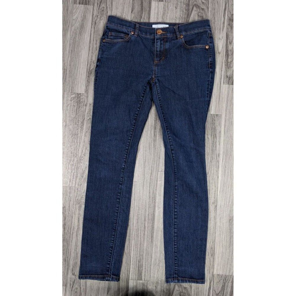 (3/$35) Ann Taylor Loft Womens Size 0 / 25 Modern Skinny Denim Blue Jeans